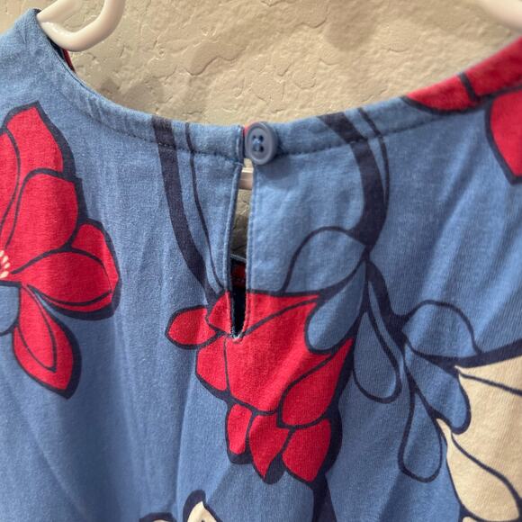 Tea Collection Blue & Pink Magnolia Dress - Picture 6 of 9